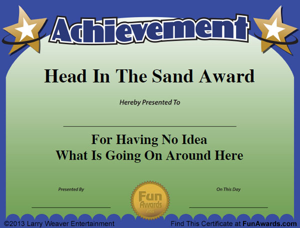 Funny Certificates