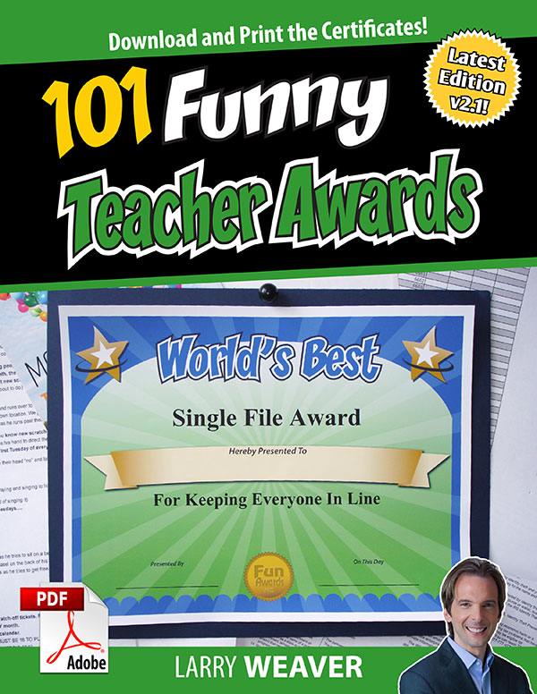 Fun Awards for Teachers