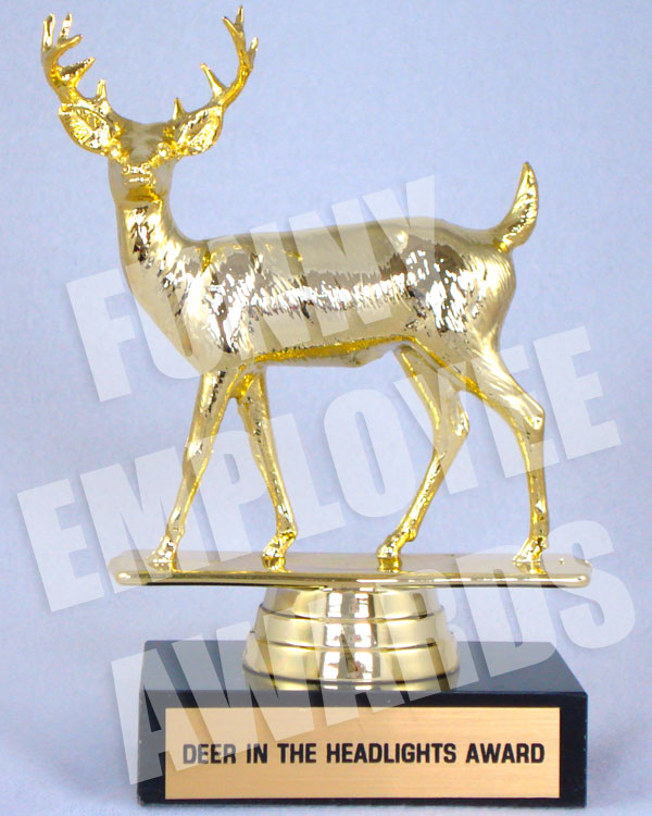 funny deer trophy