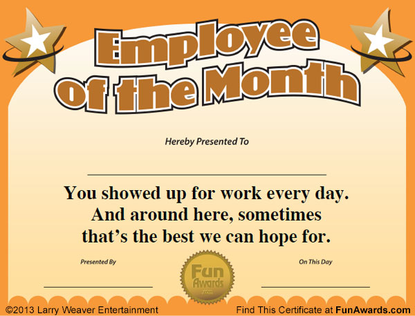 Employee of the Month