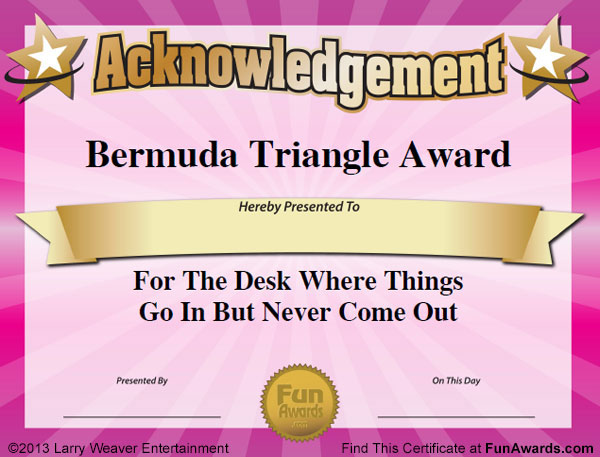 funny awards. Funny Awards for Real Estate