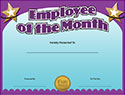 Includes 5 Employee of the Month Templates