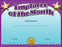 Includes 5 Employee of the Month Templates