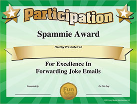 Spammie Award - Download Free Award