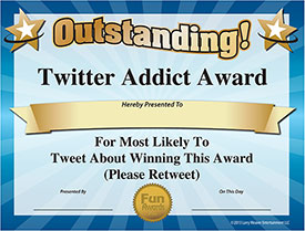 Funny Award Ideas: Funny Superlatives - Award Ideas and Certificates