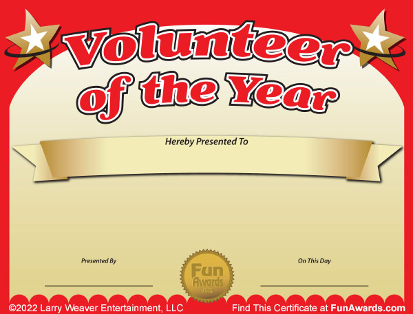 Volunteer of the Year