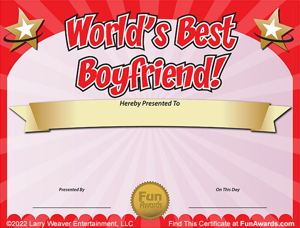 Worlds Best Boyfriend