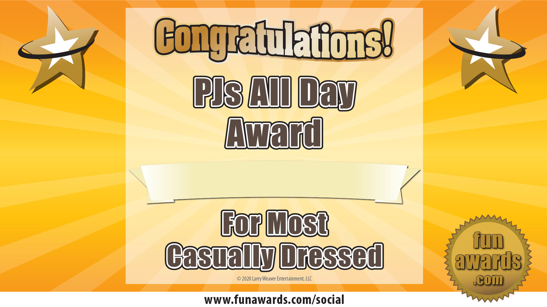 PJs All Day Award