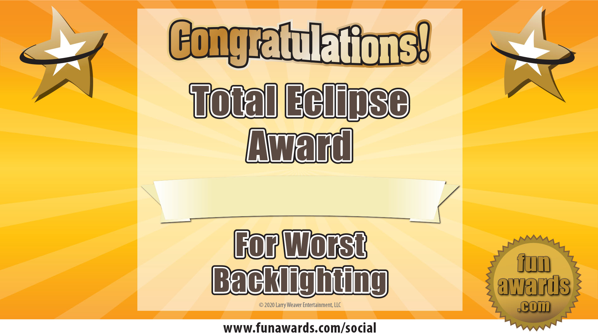 Total Eclipse Award