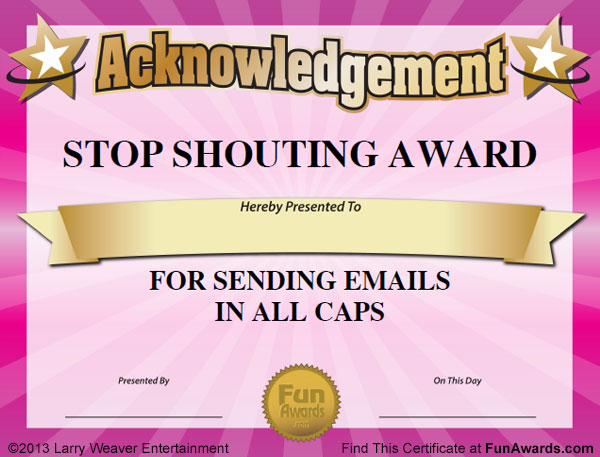 Funny Work Awards