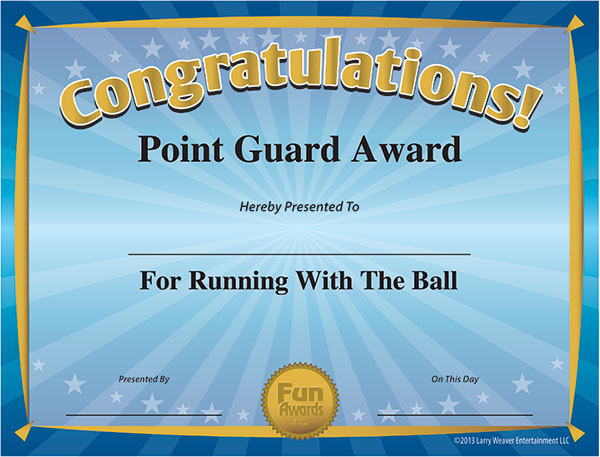 Funny Basketball Awards