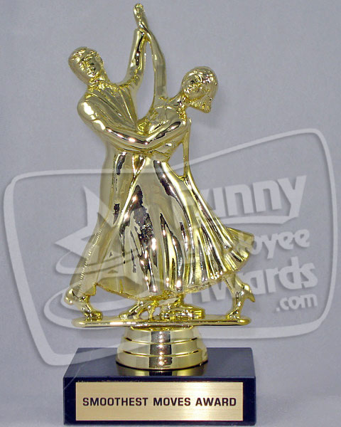 funny dancing trophy