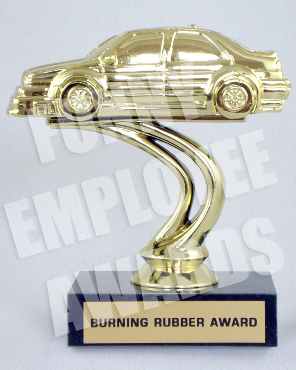 funny racing trophy