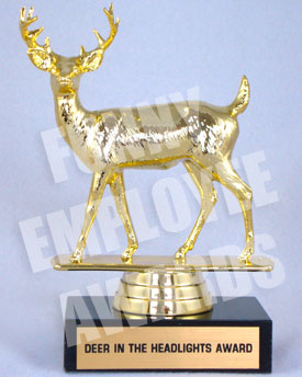 funny deer trophy