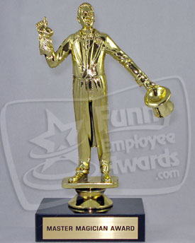 funny magic trophy