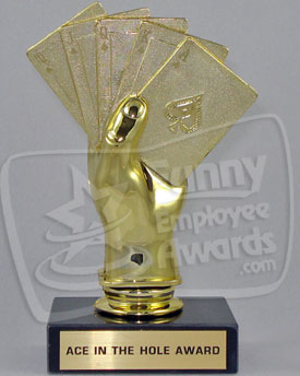 funny poker trophy