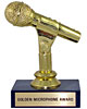 Funny Microphone Award Trophy