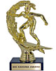 funny surfing trophy